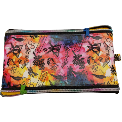 In The Hoop Double Ended Zip Pouch