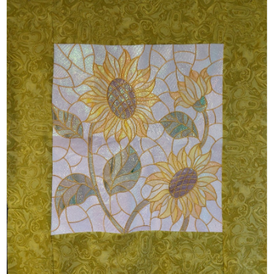 Stained Glass Sunflowers