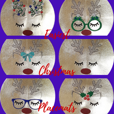 Quick & Easy Christmas Placemats