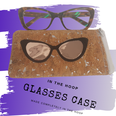 New In the Hoop Sunglasses Zippered Pouch Design