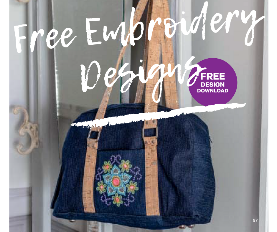 Free Vine Bag Embroidery Designs