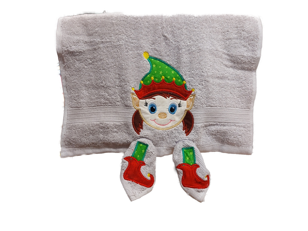 Christmas Applique Towels