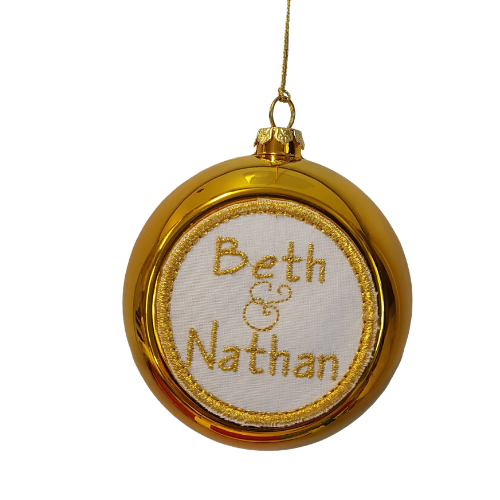 Christmas Baubles for Embroidery