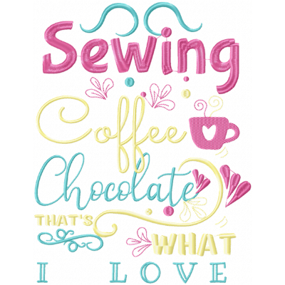Crafting Coffee & Chocolate Wallhanging