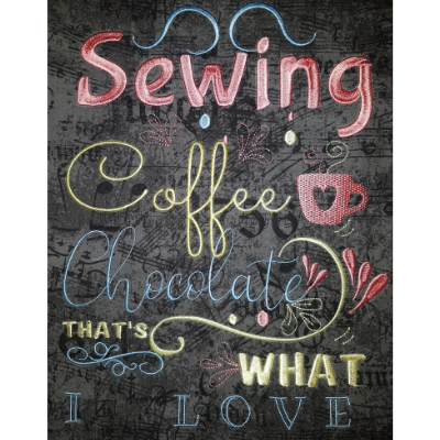 Crafting Coffee & Chocolate Wallhanging