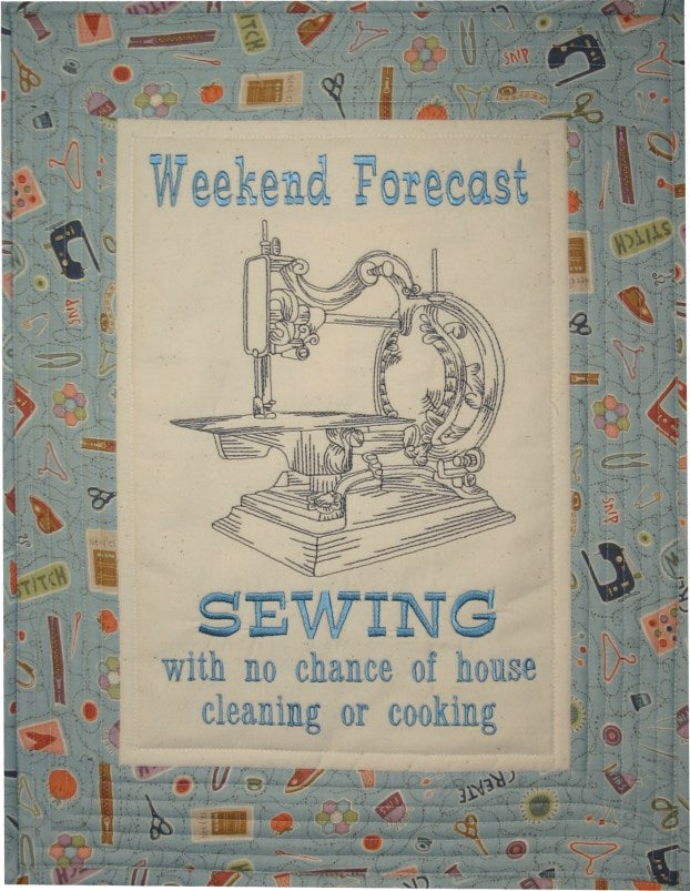 Sewing Forecast Wallhanging