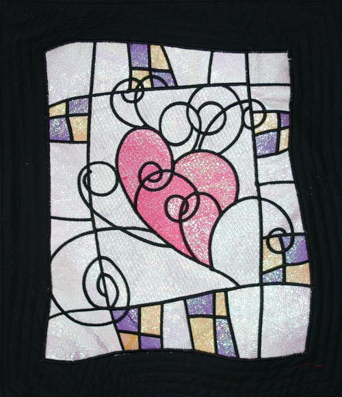 All That Glitters - Stained Glass Heart